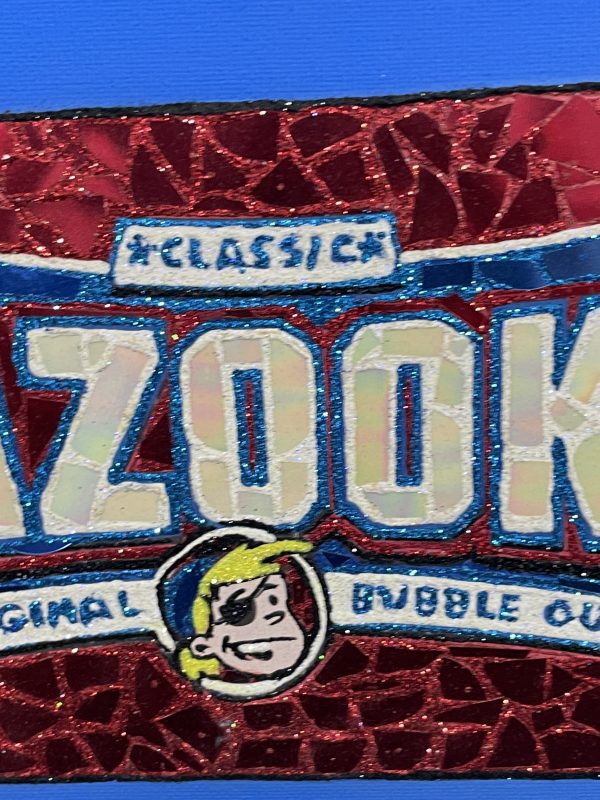 Joe Bazooka mixed media on canvas by Marty Thornton. - Image 6