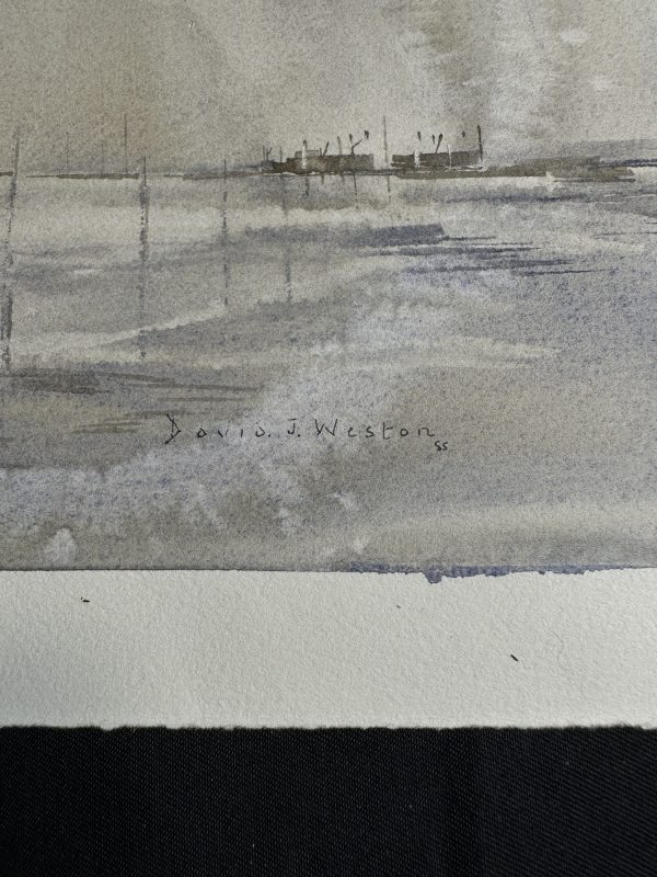 David J Weston Original Watercolour 'Sea Lights' - Image 2