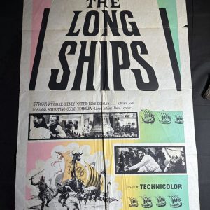 The Long Ships, Extremely Rare Film Poster