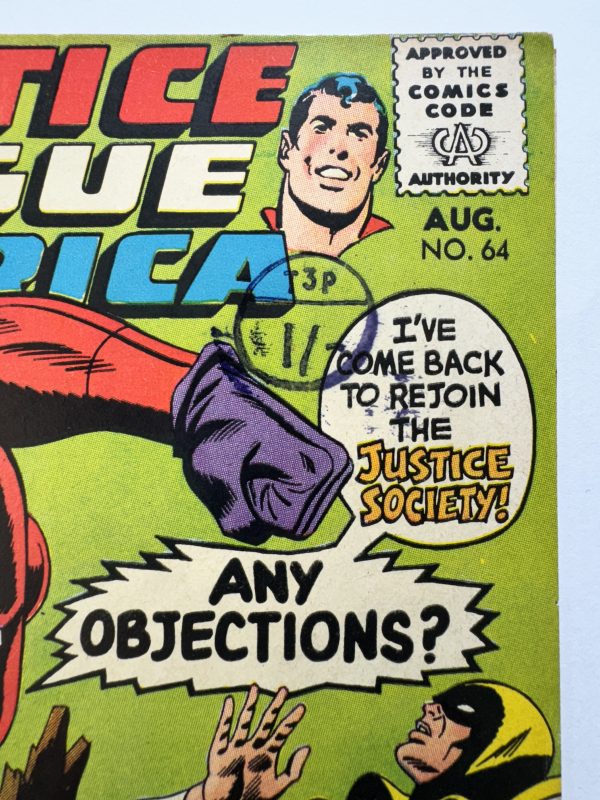 JUSTICE LEAGUE OF AMERICA #64 AUG - 1st Appearance of Red Tornado. - Image 3