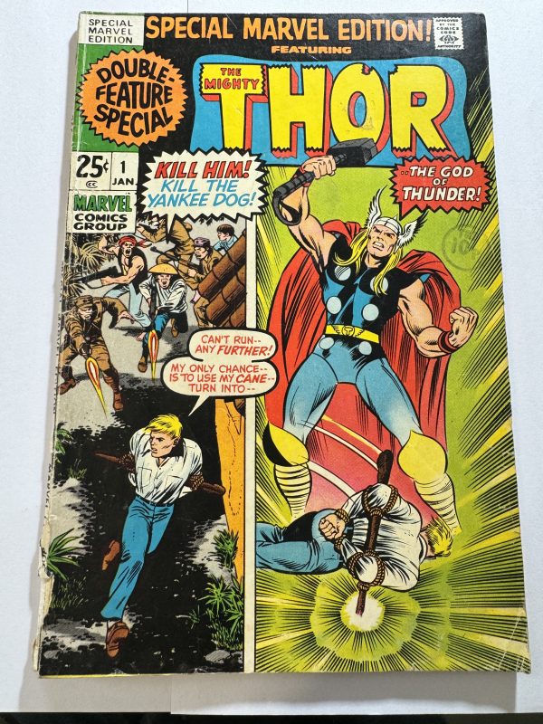 SPECIAL MARVEL EDITION featuring THE THOR #1 JANUARY.