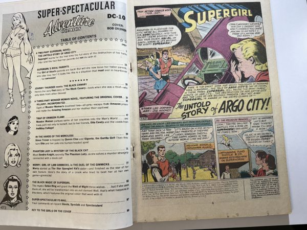DC 100 PAGES SUPER SPECTACULAR, WORLDS GREATEST SUPER FEMALES,  ADVENTURE COMICS, SUPERGIRL #416 MARCH - Image 6