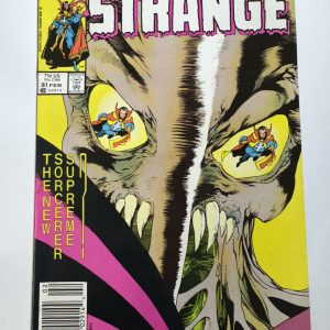 DOCTOR STRANGE #81 FEB, 1st APPEARANCE OF RINTRAH & FINAL ISSUE. News Stand