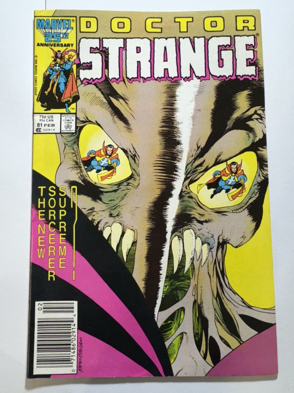 DOCTOR STRANGE #81 FEB, 1st APPEARANCE OF RINTRAH & FINAL ISSUE. News Stand