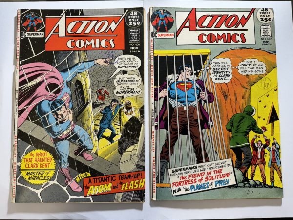 ACTION COMICS #406 NOV & #407 DEC 1971