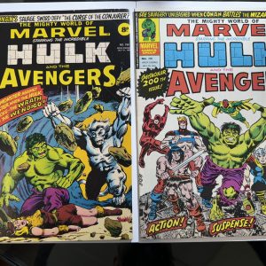 THE MIGHTY WORLD OF MARVEL #199 & #200 2nd & 3rd FULL APPEARANCE OF WOLVERINE