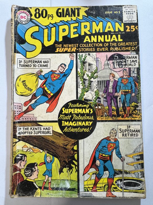 80 PAGE GIANT SUPERMAN ANNUAL #1 1964