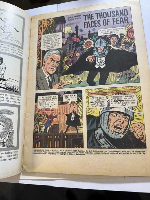 BORIS KARLOFF TALES OF MYSTERY DECEMBER 1964 TALES OF A THOUSAND FACESOF FEAR-THE MYSTAGOGUE. - Image 6
