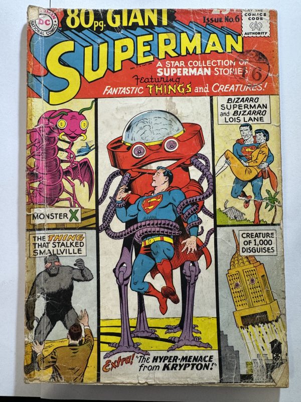 80 PAGE GIANT SUPERMAN #6 1965