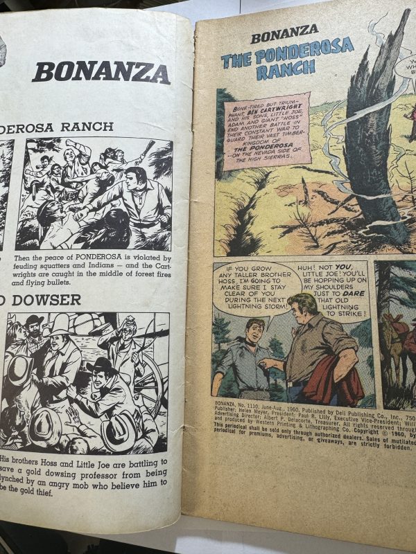 BONANZA #1 JUNE-AUGUST No1110 1960 - Image 6