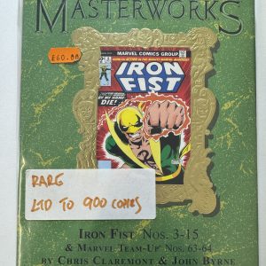 MARVEL MASTERWORKS IRON FIST ONLY 900 COPIES
