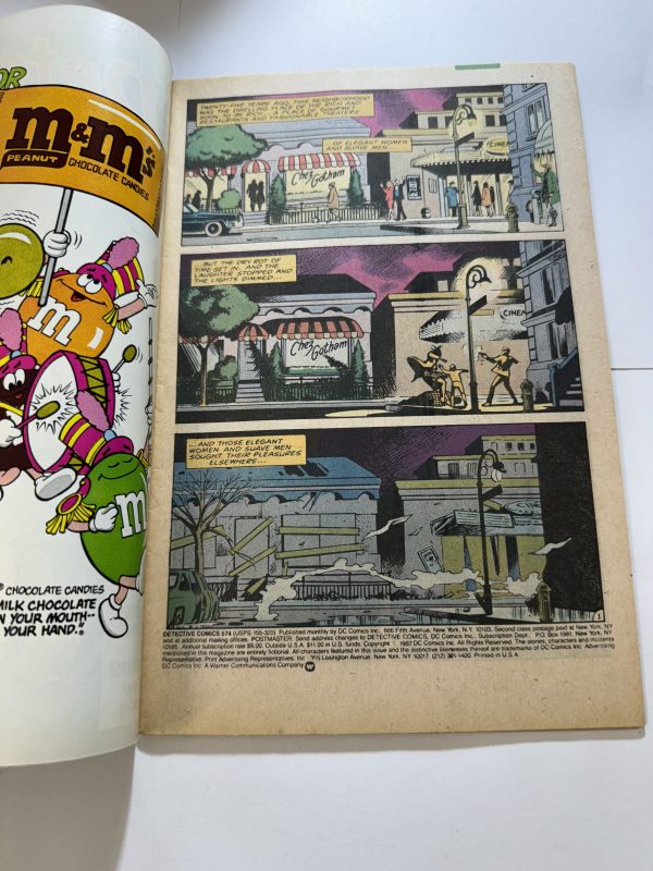 DETECTIVE COMICS #574 MAY 1987 - Image 5