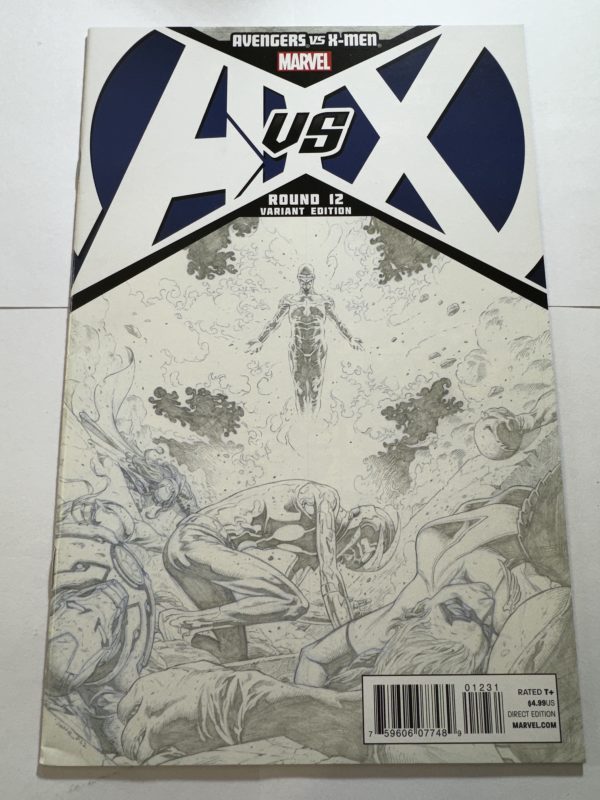 AVENGERS V'S X-MEN ROUND 12, 1:200 OPENA SKETCH VARIANT.