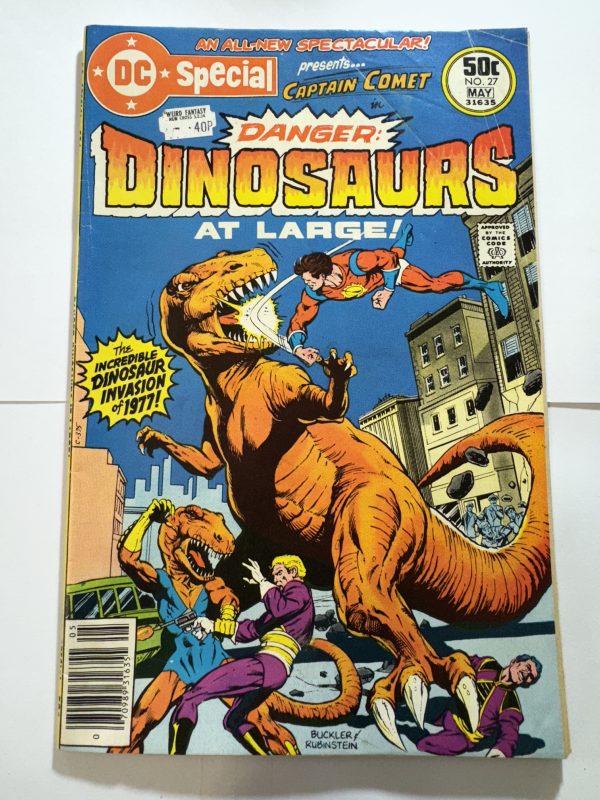 DC SPECIAL CAPTAIN COMET, DINOSAURS AT LARGE #27 MAY 1977