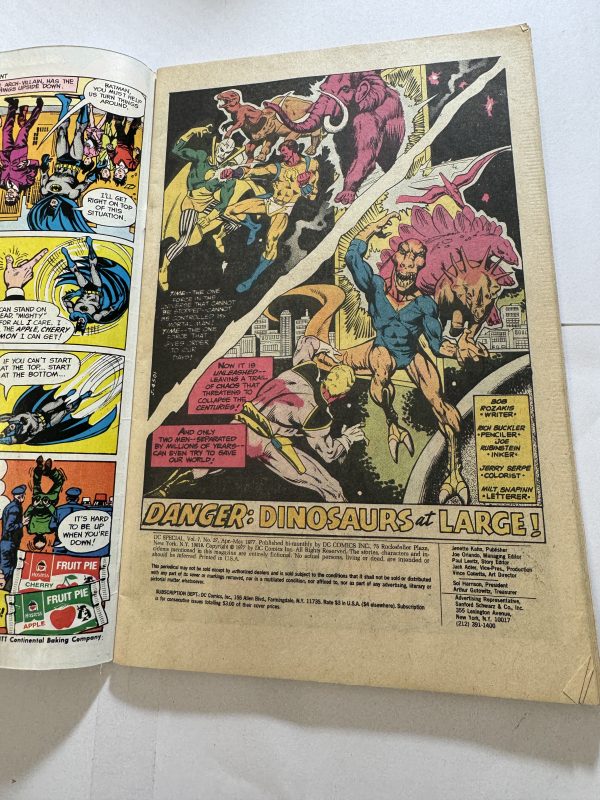 DC SPECIAL CAPTAIN COMET, DINOSAURS AT LARGE #27 MAY 1977 - Image 6