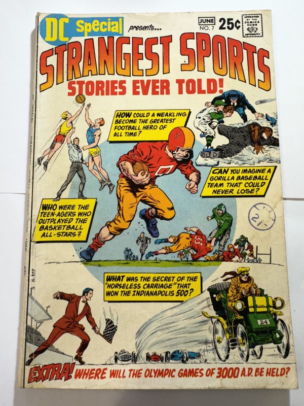 DC SPECIAL PRESENTS STRANGEST SPORTS STORIES EVER TOLD #7 JUNE 1970