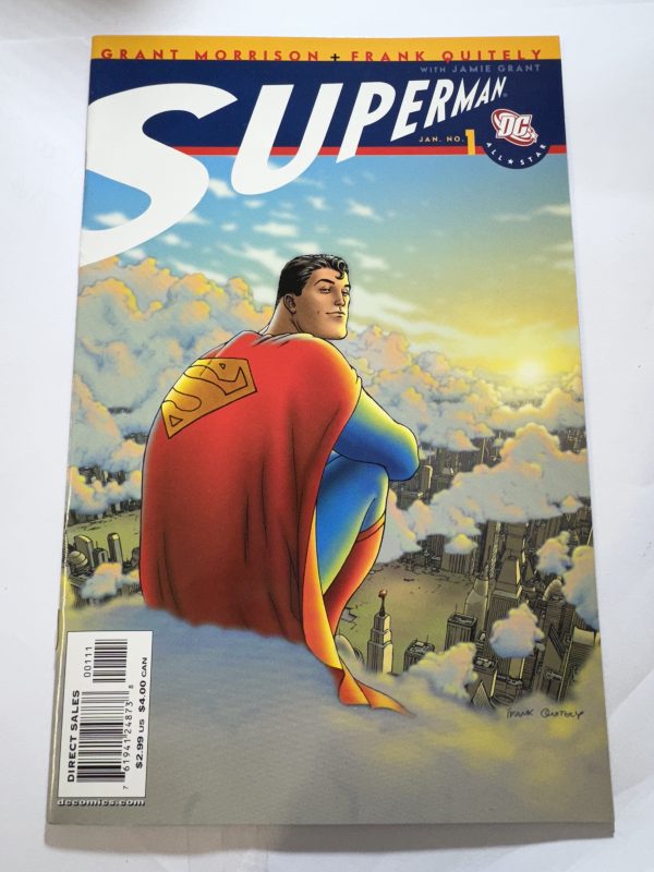 ALL STAR SUPERMAN ISSUES 1-12 COMPLETE RUN, GRANT MORRISON. FRANK QUITELY