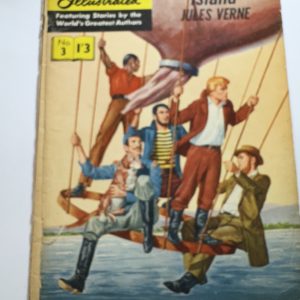 CLASSICS ILLUSTRATED #3 THE MYSTERIOUS ISLAND, JULES VERNE.