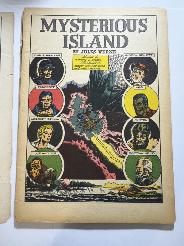 CLASSICS ILLUSTRATED #3 THE MYSTERIOUS ISLAND, JULES VERNE. - Image 3