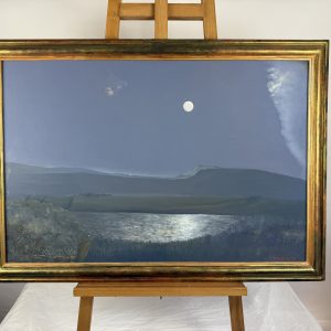 Sean Jefferson Oil on Board, Moonlight No 2.