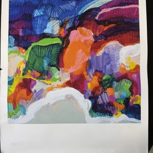 Esther Okelly, Let the Rock and Roll, Signed limited edition print. (1006)