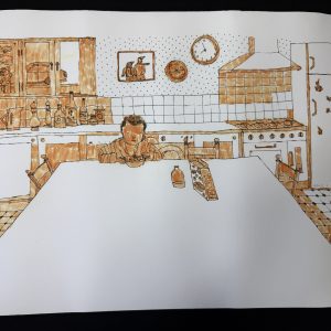 Amy & Benjamin 2023 limited edition print. (1007)