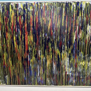 Olusegun Paul Andrew, Acrylic On Canvas, Stains, 2021.