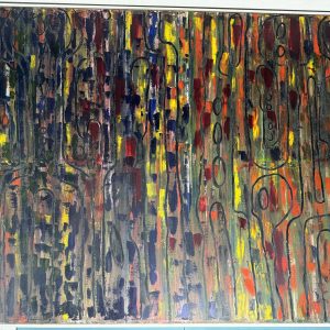 Olusegun Paul Andrew, Oil On Canvas, Ozella Duet, 2020.