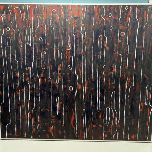 Olusegun Paul Andrew, Oil On Canvas, Blues & Soul, 2020.