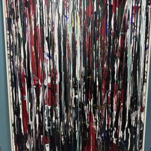 Olusegun Paul Andrew, Acrylic On Canvas, Light In Darkness (Twin) (Gift of Nature Series) 2020. Two Paintings
