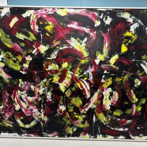Olusegun Paul Andrew, Oil & Acrylic On Canvas, Defining moment, 2020.